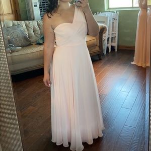 Blush Pink David’s Bridal Dress